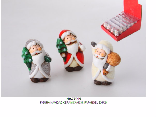 Figura Babbo Natale in ceramica 